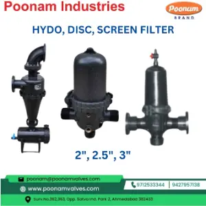 PP Hydrocyclone Disc & Screen Filter